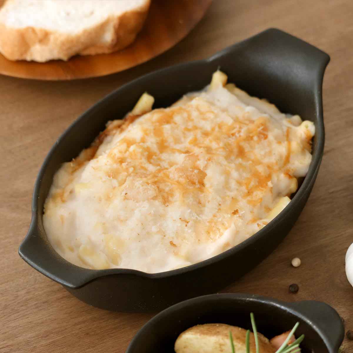 新品未使用 城進 グラタン皿 セット livingut_290904set