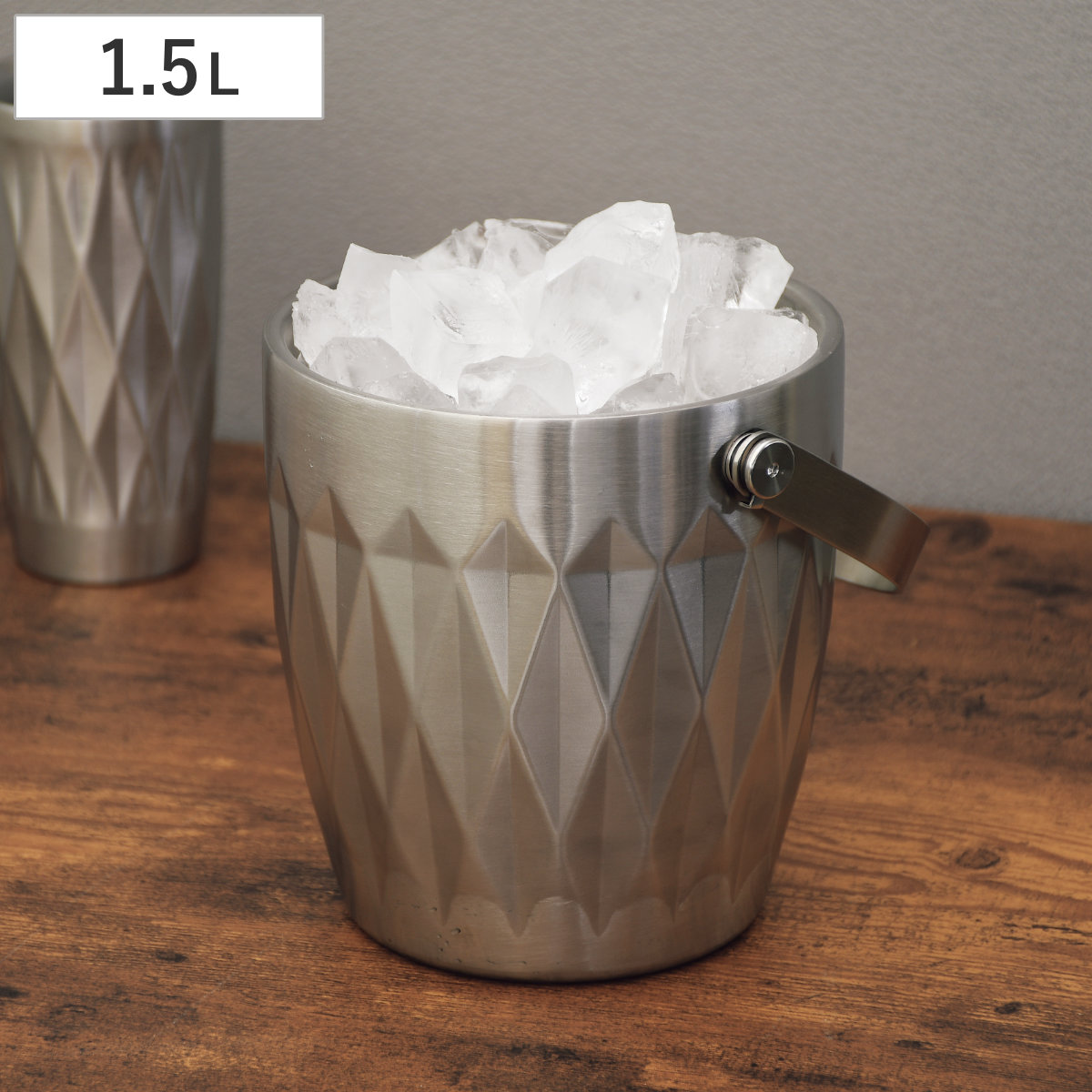 楽天市場】アイスペール 氷入れ カラフェ ラビン アイストング付き