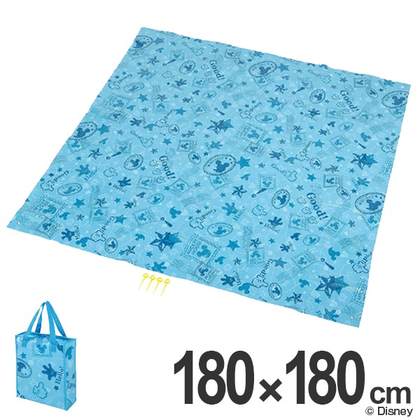 楽天市場 クッションレジャーシート 180cm 厚手 4 5人用 ミッキーマウス 切手 ピン バッグ付き レジャーシート ピクニックシート ピクニックマット レジャーマット 行楽 遠足 運動会 ピクニック レジャー アウトドア キャラクター リビングート 楽天市場店