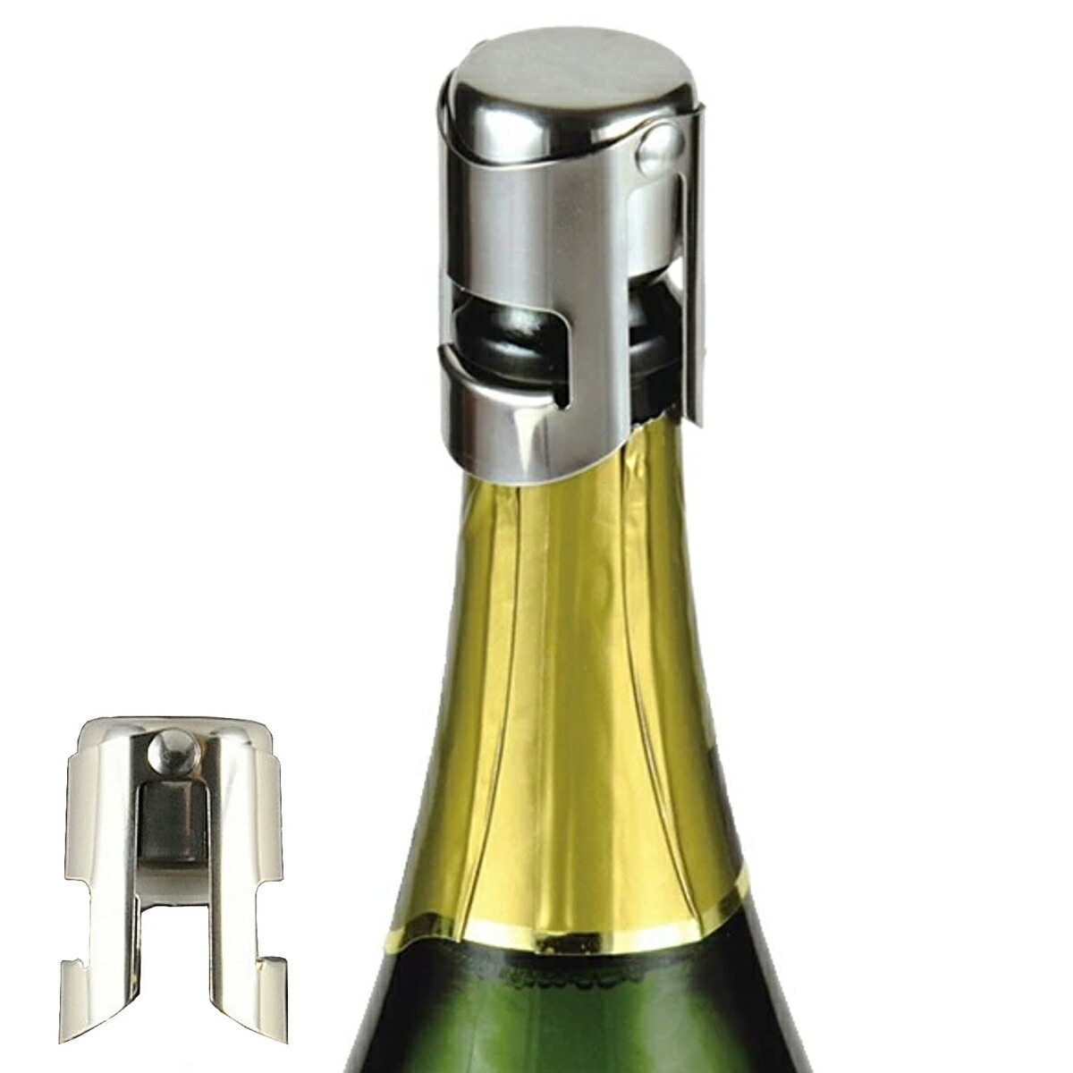 楽天市場】【シャンパンの鮮度をキープ】 シャンパンストッパー