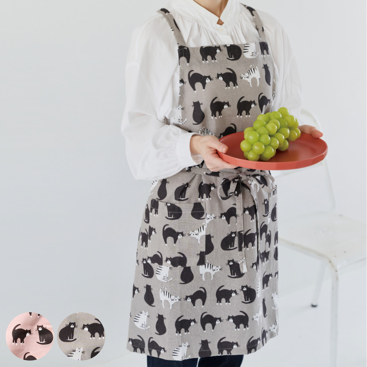 楽天市場】エプロン 和柄 鳥獣戯画 ANDPACKABLE アンドパッカブル