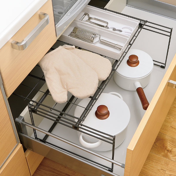 収納ラック 引き出し用 スライド収納ラックN TOTONO （ トトノ