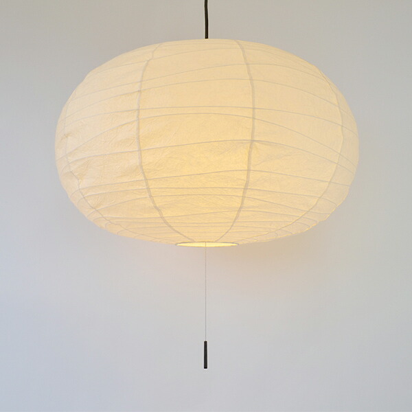ペンダントライト 直径70×高さ43cm cloud クラウド 揉み紙 SPN3-1114 （ 照明 ダイニング ライト 天井照明 照明器具 和風照明 LED対応 食卓 リビング おしゃれ 和風 和紙 プルスイッチ 和風照明 階段 吹き抜け ）