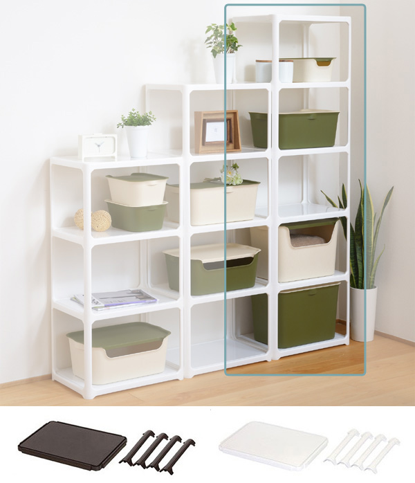 Livingut Storing Shelf Storing Color Box Combination Shelf