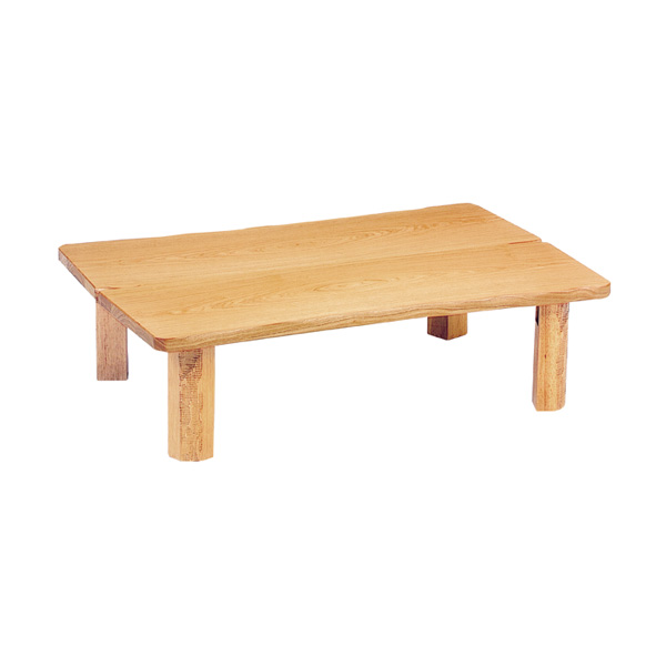 【楽天市場】座卓 折れ脚 ローテーブル 木製 木の国 幅120cm （ 送料無料 折りたたみ タモ 突板仕上げ 日本製 ちゃぶ台 テーブル 和