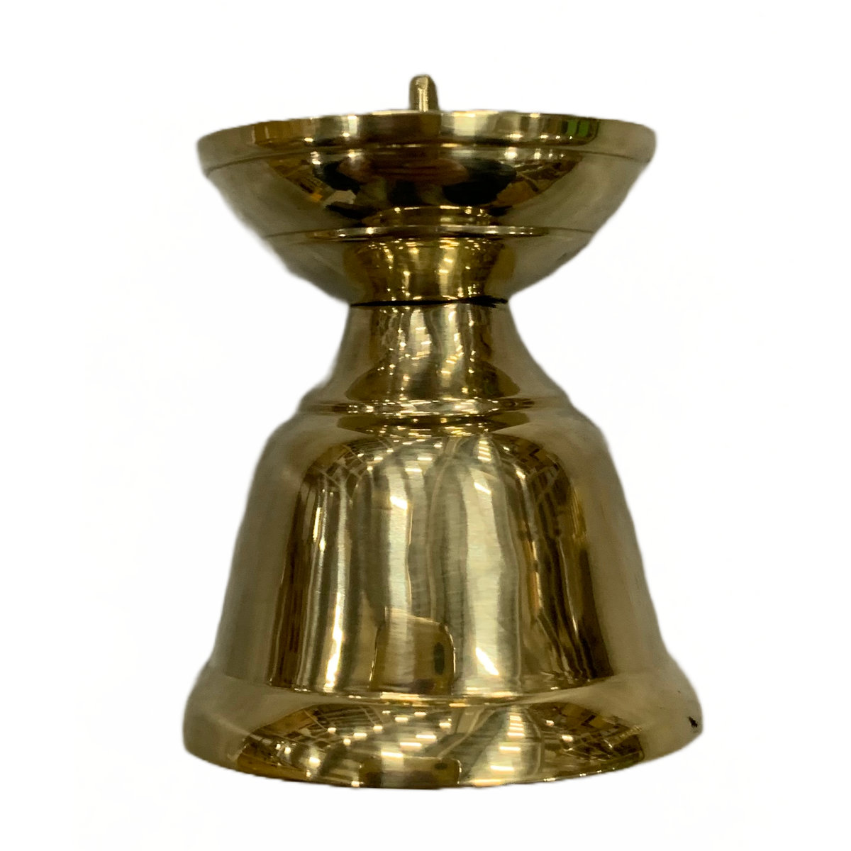 ローソク立て　真鍮　(仏具、仏壇)15 楽天市場】ミニ ローソク立 火立 真鍮 磨き仕上 豆 ロウソク立て