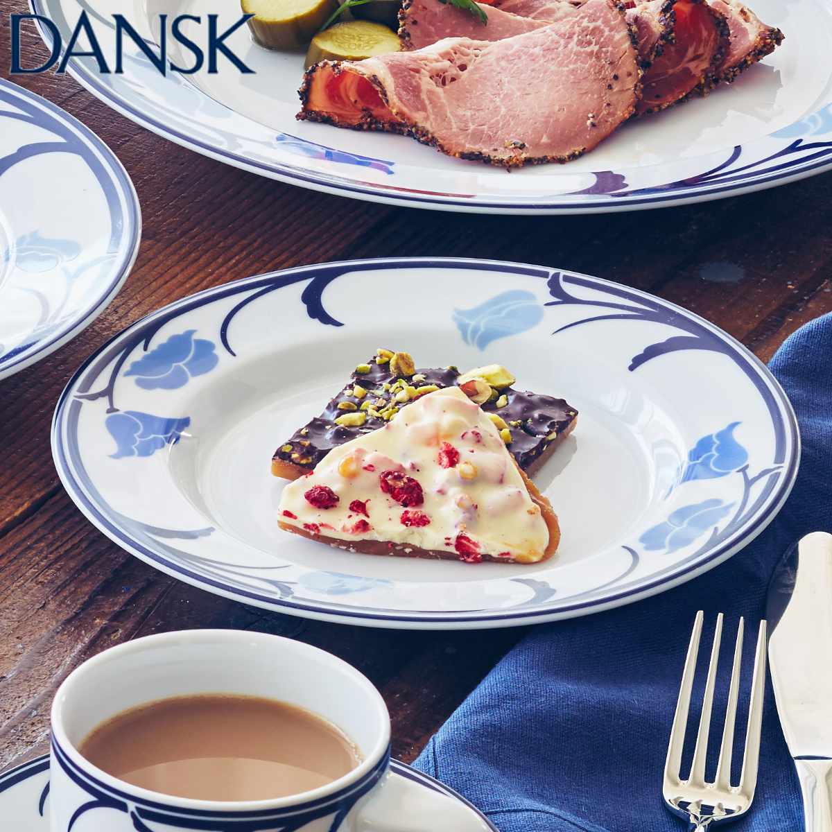 楽天市場】ダンスク DANSK サラダプレート 22.5cm ビストロ 洋食器 （ 北欧 食器 オーブン対応 電子レンジ対応 食洗機対応 磁器 皿  プレート 中皿 おしゃれ 器 ） : リビングート 楽天市場店