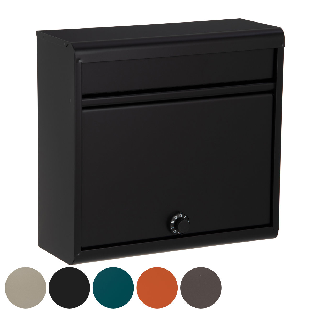 楽天市場】郵便ポスト ステンレスポスト ダイヤル錠 壁掛け グリーン