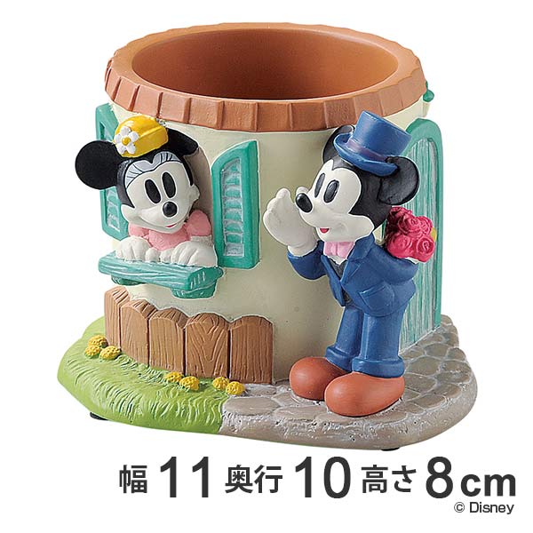 楽天市場】プランター 3号 パーティー ミッキーマウス＆ミニーマウス