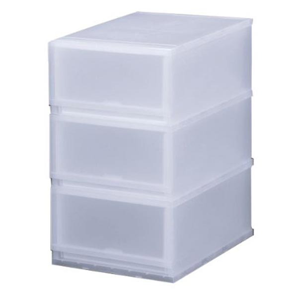 Livingut Storage Case Plast Translucent Type 3 Row Width 34 X 57