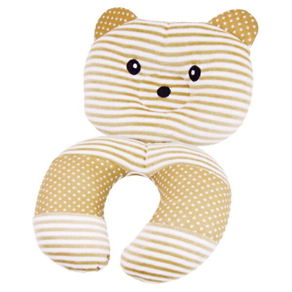 ネックピロー くまさんネックピロー ベビー枕 枕 キッズ 2way かわいい 子供 ネッククッション クッション 旅行 ベビー用品