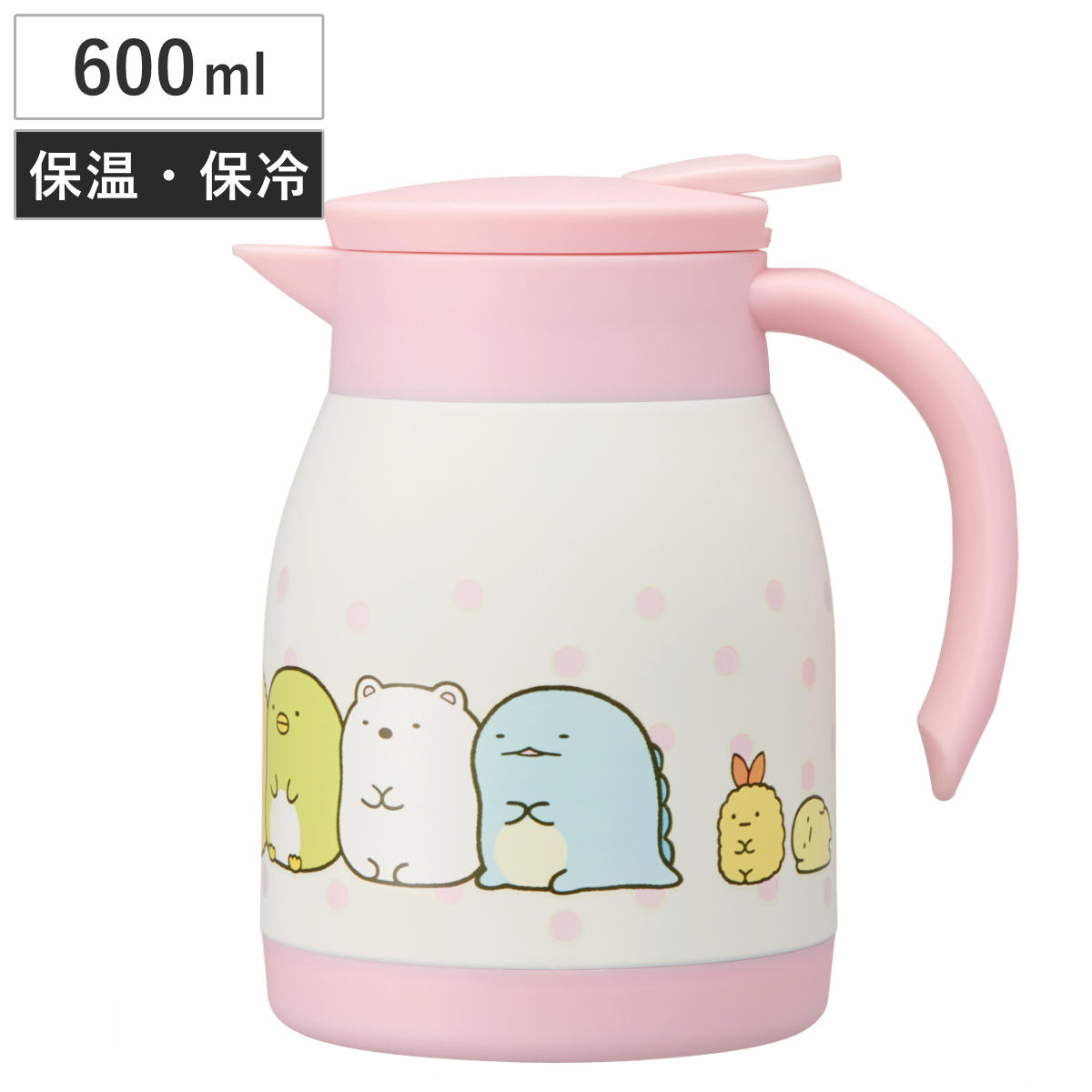 楽天市場】卓上ポット 600ml ハローキティ おやつタイム