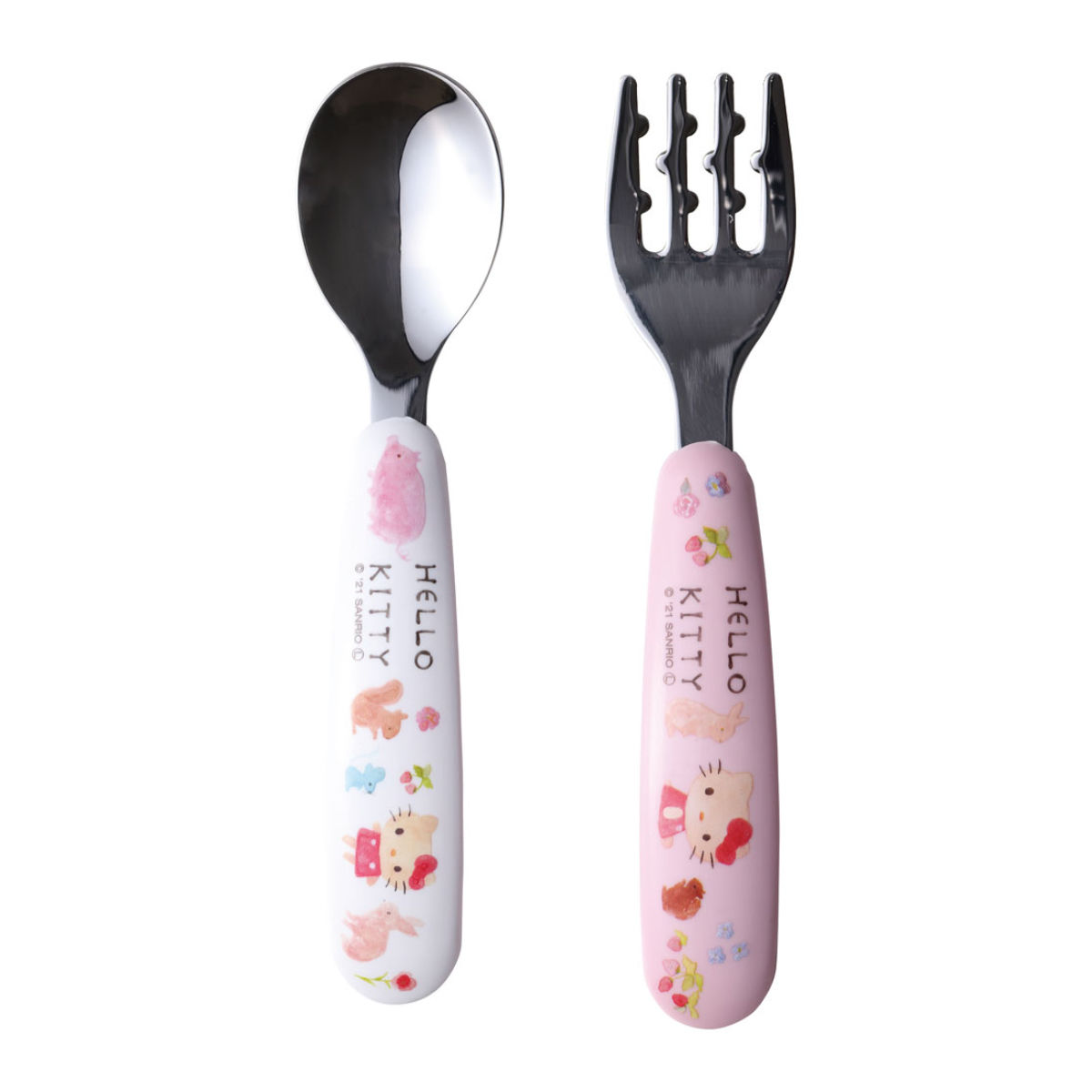 楽天市場】OK【ハローキティ スプーン フォーク セット さくら柄