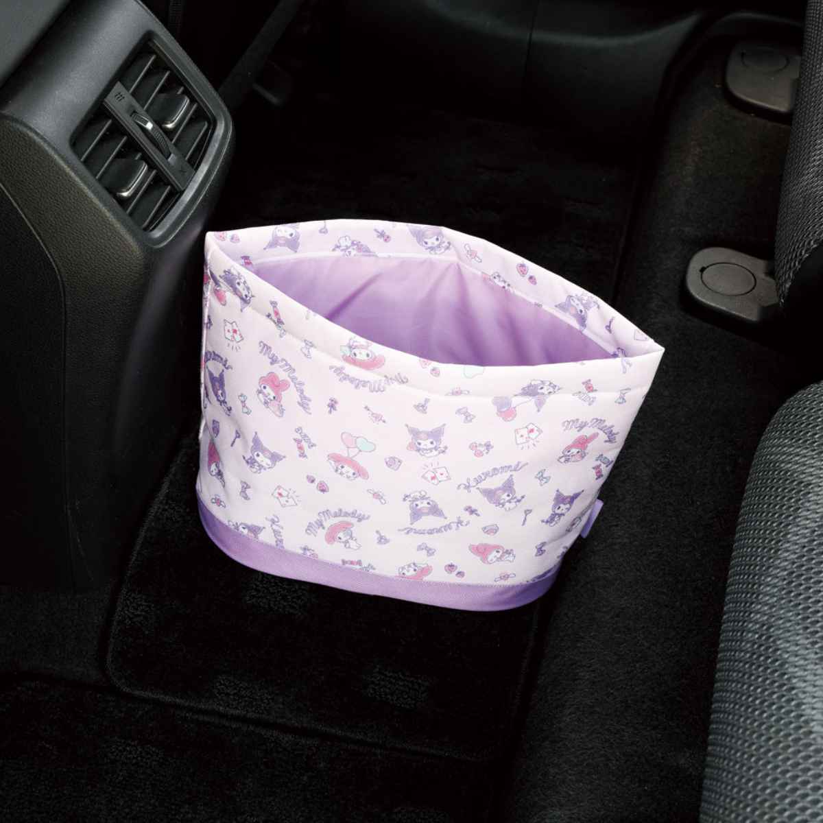 楽天市場】【車用 ゴミ箱 マイメロ クロミ】 カー用品 小型ゴミ箱