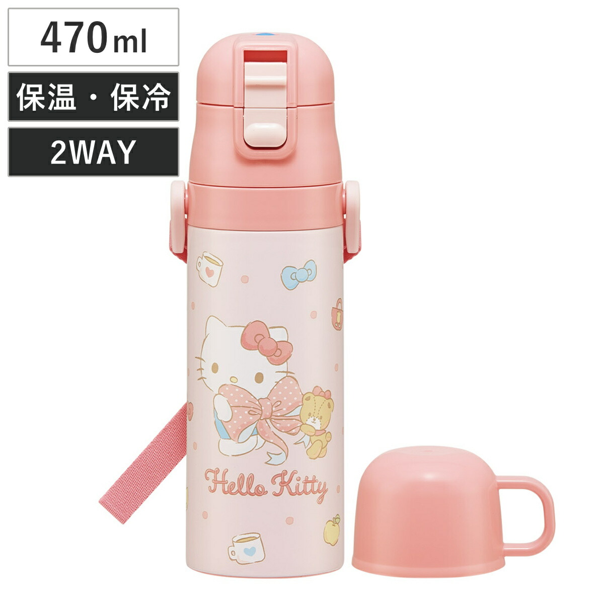 Hello Kitty 子ども用水筒　80年代レトロ 楽天市場】子供用水筒 ハローキティ 80's ステンレスボトル 直