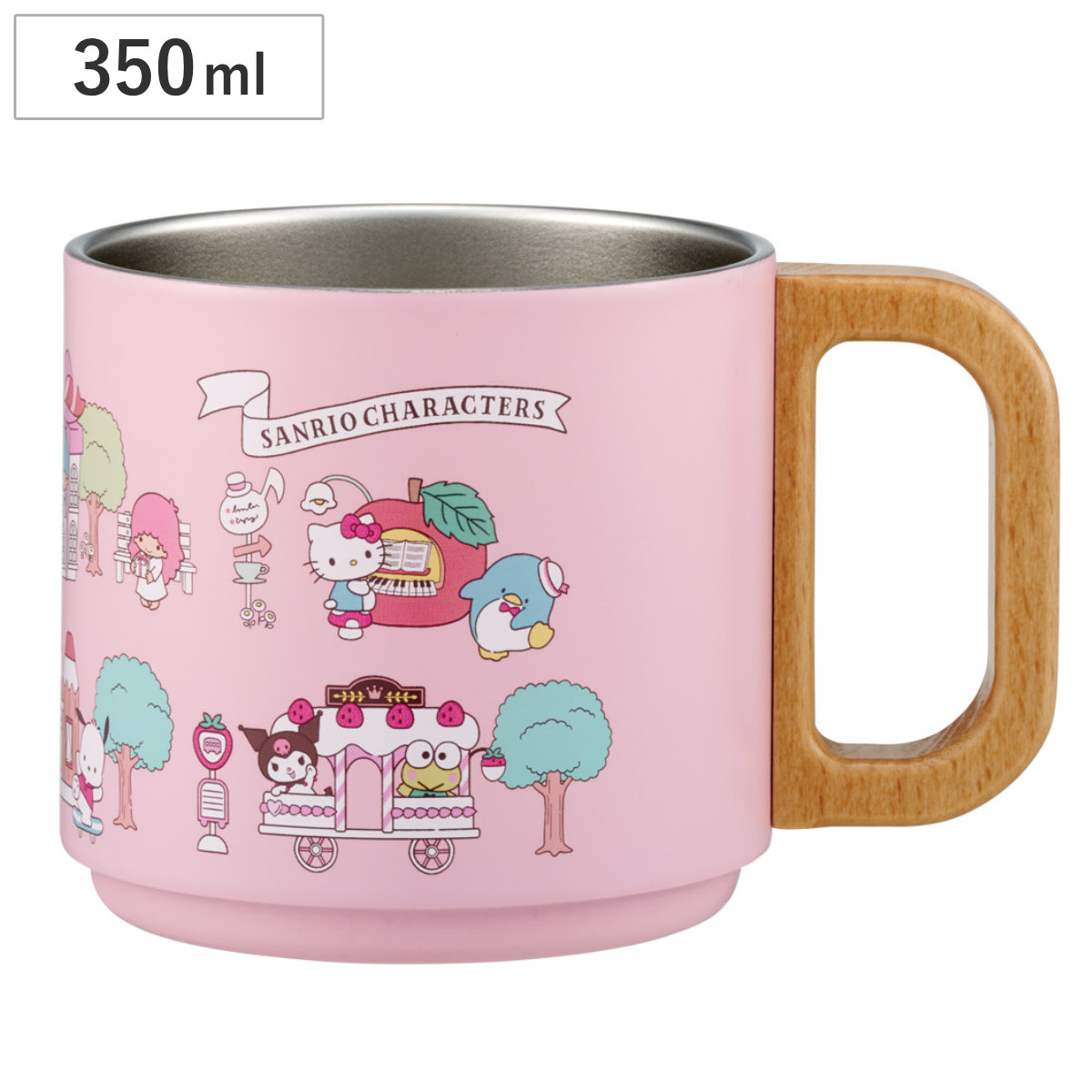 楽天市場】マグカップ 240ml リトルツインスターズ キキララ 陶器 マグ