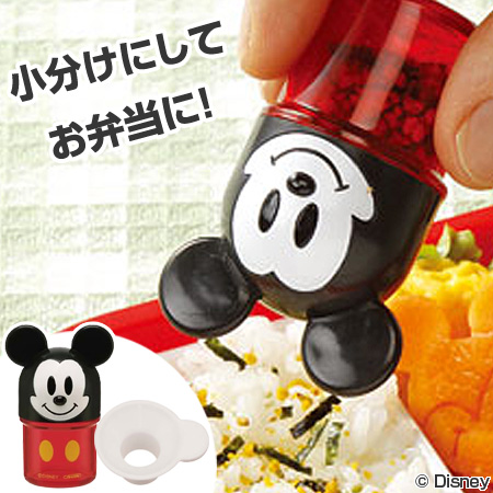 楽天市場 ふりかけケース ふりかけ入れ ミッキーマウス じょうご付き キャラクター お弁当グッズ ランチグッズ ふりかけ容器 ミッキー ディズニー リビングート 楽天市場店