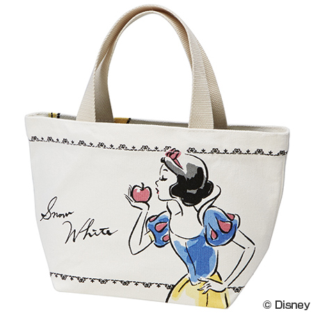 livingut: Lunch bag tote bag art snow white Disney Princess canvas anime (adult Disney lunch bag ...