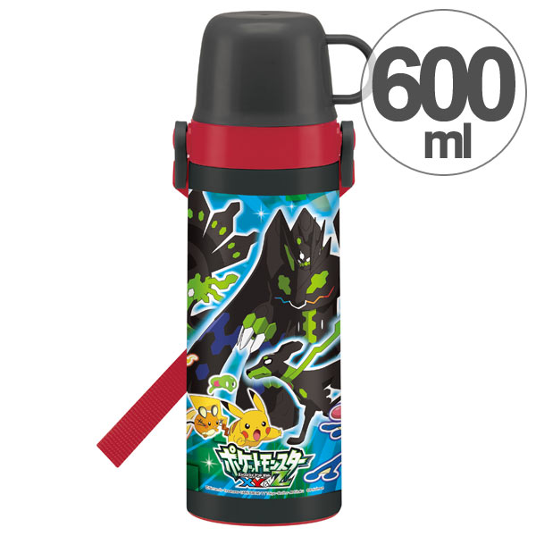 楽天市場 子供用水筒 ポケットモンスター Xy Z 2ウェイ 直飲み コップ付 ステンレス製 600ml 軽量 ステンレスボトル キャラクター ポケモン 2way 保温 保冷 Xyz ジガルデ プニちゃん リビングート 楽天市場店