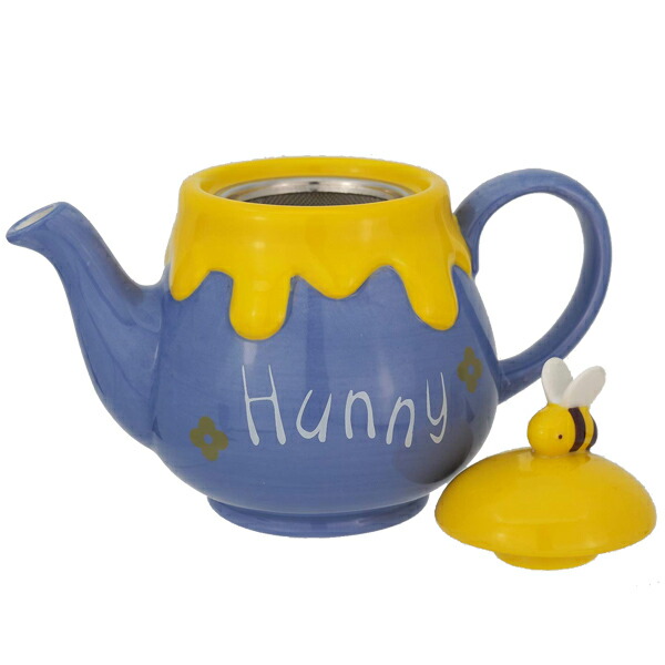 楽天市場 ティーポット くまのプーさん 550ml 急須 陶器 食器 キャラクター 食洗機対応 電子レンジ対応 紅茶ポット ポット 紅茶 お茶 煎茶 テーブルウェア プーさん ディズニー リビングート 楽天市場店