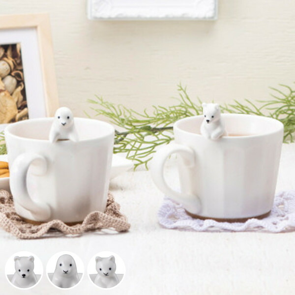 楽天市場】飯碗 茶碗 WHITEZOO フィギュア付き 皿 食器 磁器