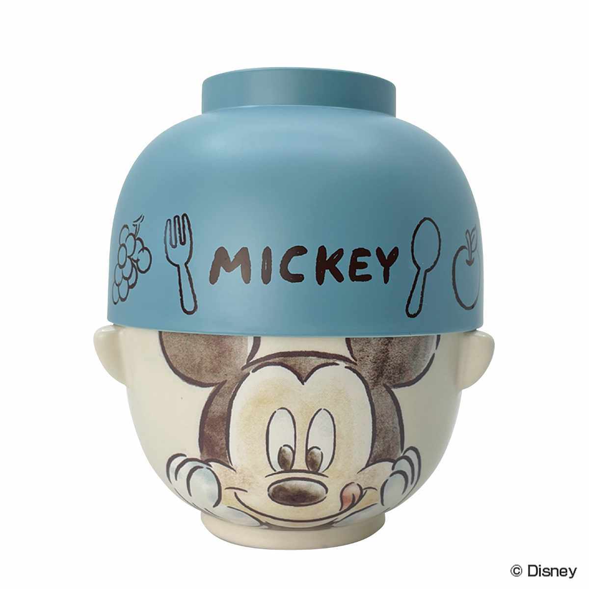 未使用品】Disney ディズニー MICKEY&MINNIE 汁椀 セット 【公式通販】