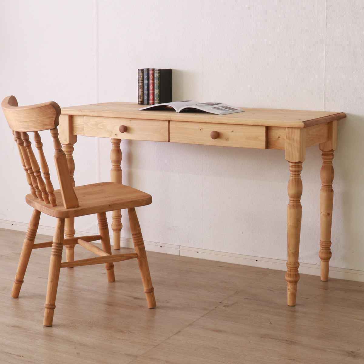 楽天市場】デスク ブロカントシリーズ アンティーク調 幅100cm