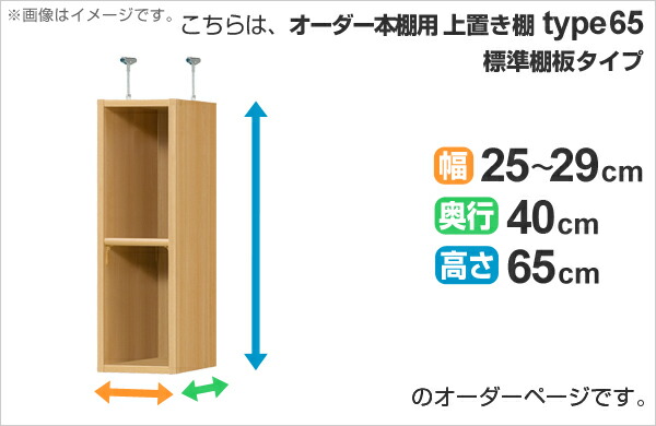 正規代理店 専用 上置き棚 タフ棚板 type56 オーダー本棚 奥行40cm 幅