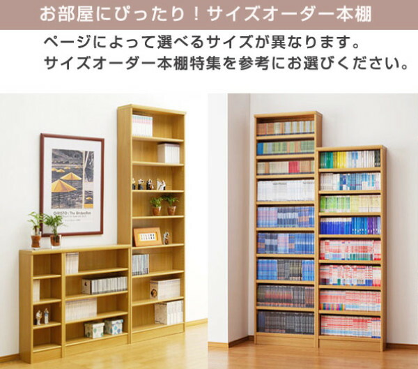 思い通りのサイズでピッタリ収納幅1cm単位で選べるオーダー本棚 オーダー本棚 本棚 ラック カラーボックス 壁面収納 タフ棚板 幅15 24cm 奥行46cm 高さcm オーダー本棚 フリーラック 送料無料 収納棚 書棚 本棚 オーダー ラック 壁面収納 書庫 オーダーメイド 文庫本