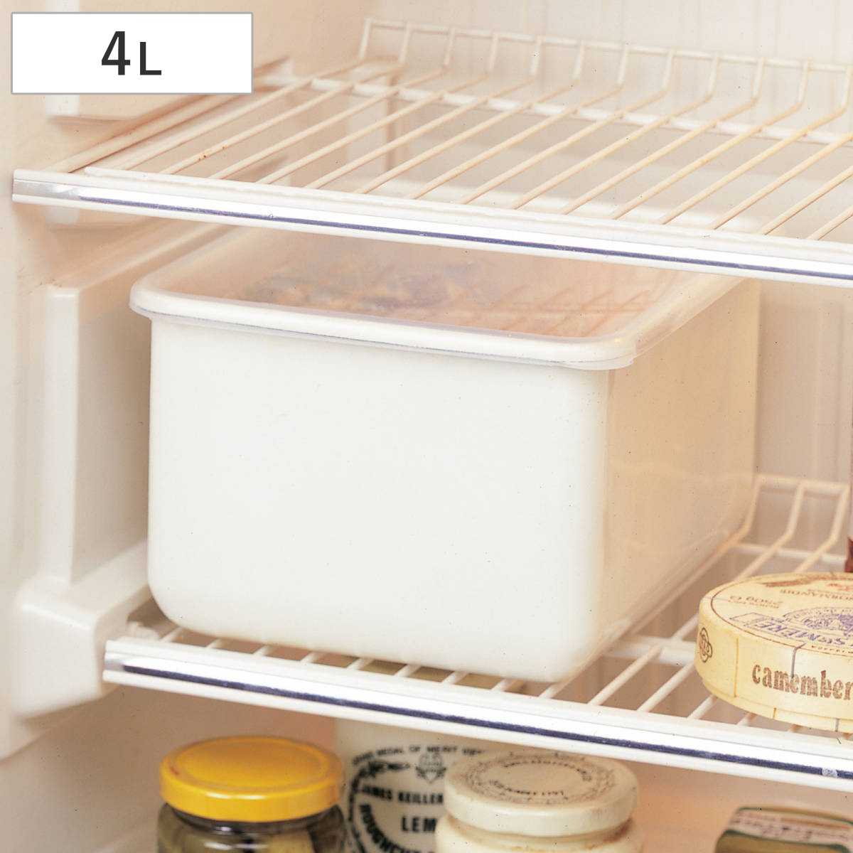 ホーローの漬物樽 楽天市場】送料無料 漬物 ホーロー容器 丸型 6リットル 白