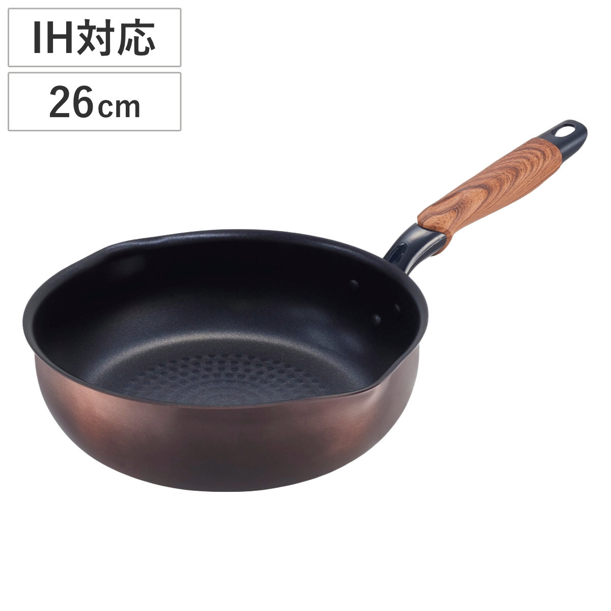 楽天市場】フライパン 28cm 深型 IH対応 和楽亭 日本製 （ ガス