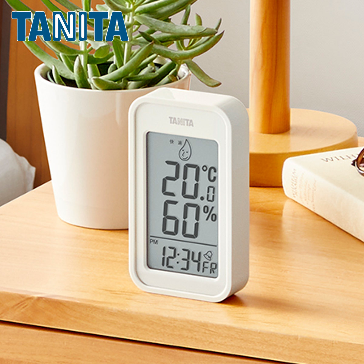置き時計　温度計 Amazon.co.jp: デジタル温湿度計 LCD大画面 置き時計 温度計 湿度計