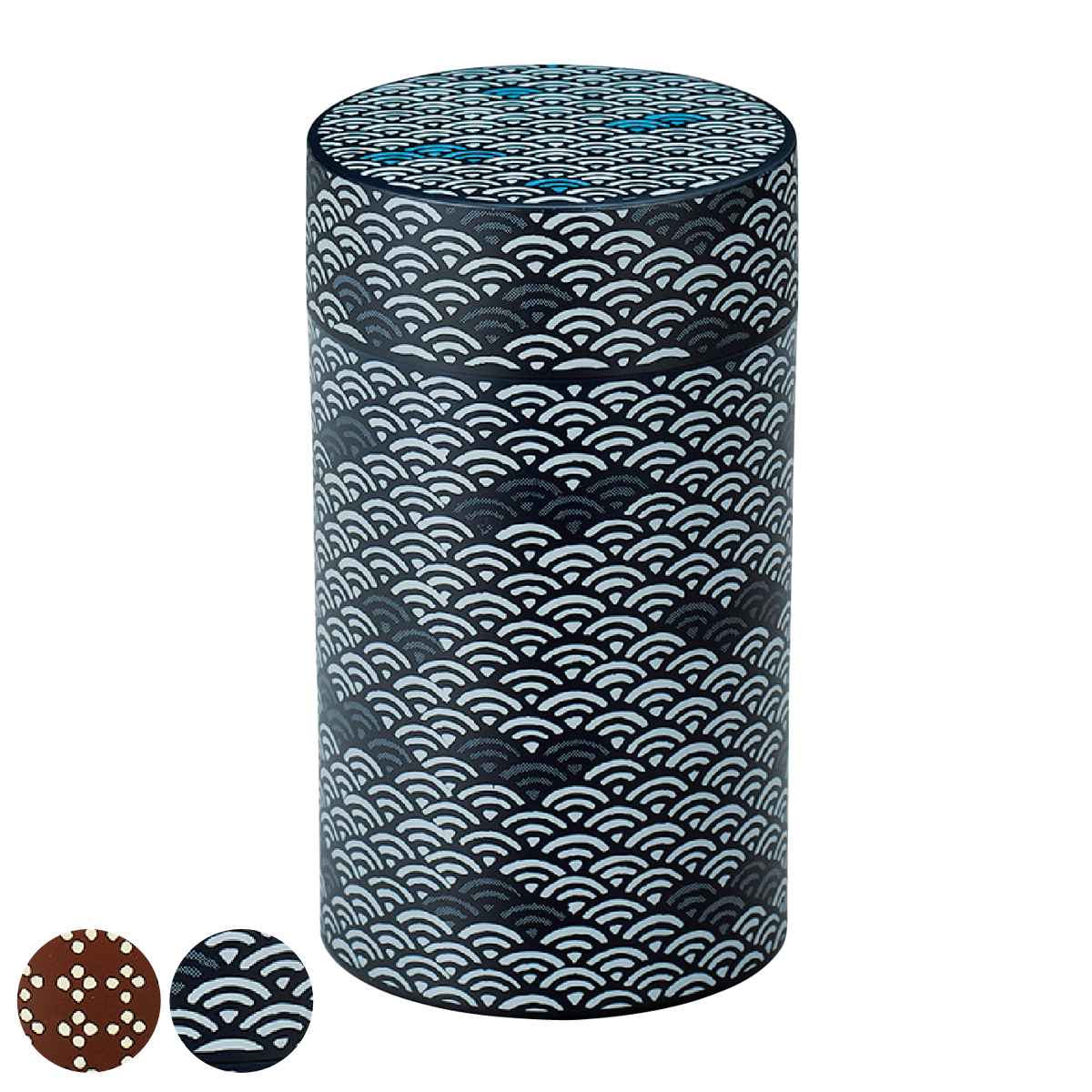 楽天市場】茶筒 380ml 朱桜 黒椿 HAKOYA （ おしゃれ 日本製