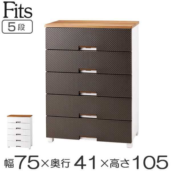 用だんす フィッツプラス メッシュ スコープ75 奥ふかさ41 量さ105cm Fm7505 5踏み板 貨物輸送無料 広大 プラスチック 抽き出し 洋タンス 衣ケース 収納ケース 着物収納 リビング 収納 仕分けるたんす 裏側処弁 日本製 打ち上げる面目 Nolduanews Com