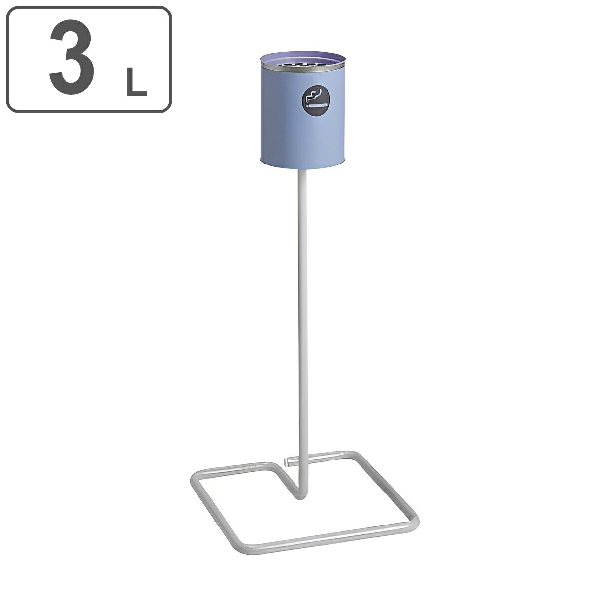 灰皿スタンド 屋外用 3L 業務用 屋外スタンドK型 （ 法人限定 スタンド灰皿 タバコ たばこ 煙草 吸い殻 吸い殻入れ すいがら入れ 屋外用灰皿 喫煙所 店舗 店 飲食店 カフェ 会社 オフィス 公共施設 レジャー施設 複合施設 病院 ）