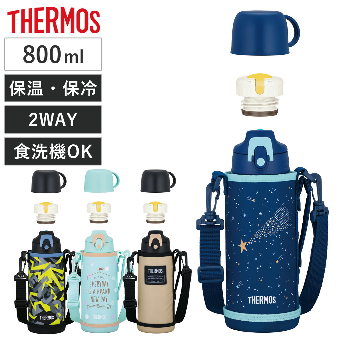 ＼半額SALE／ 水筒 楽天市場】サーモス 600ml FJJ 真空断熱2ウェイボトル 弁当箱・水筒