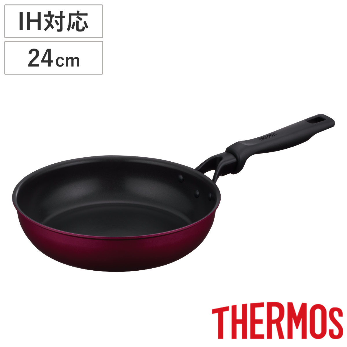 サーモス 深型28cm+22cm 取っ手の取れるフライパン ガスIH対応 楽天市場】サーモス フライパン 28cm IH対応 深型 PFOAフリー デュラ