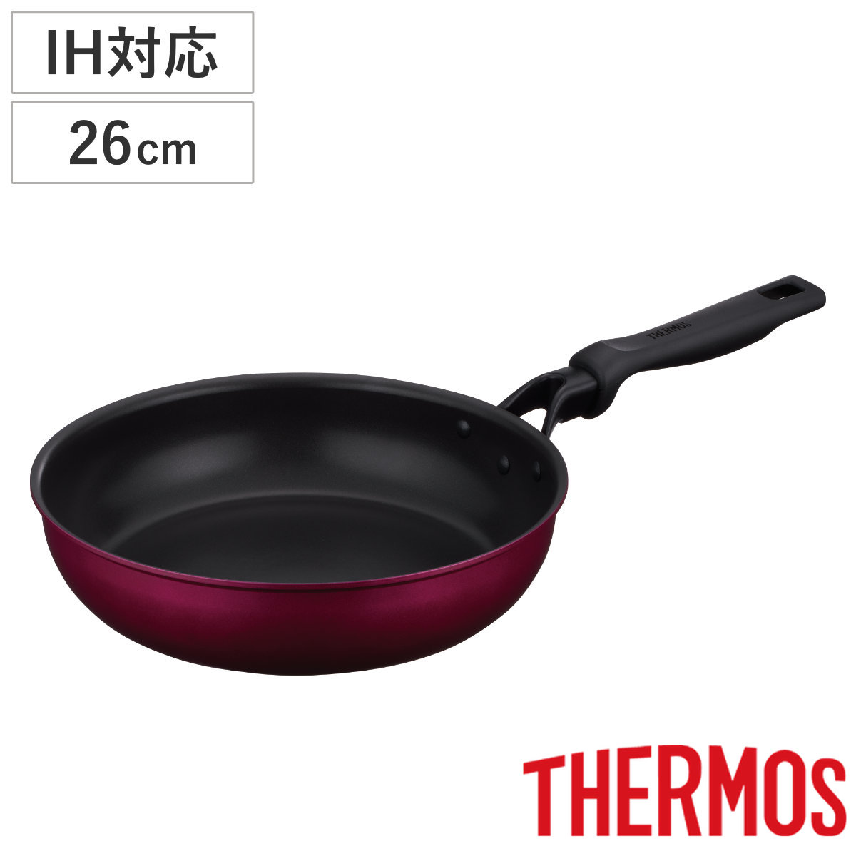 楽天市場】サーモス フライパン 28cm IH対応 深型 PFOAフリー デュラ