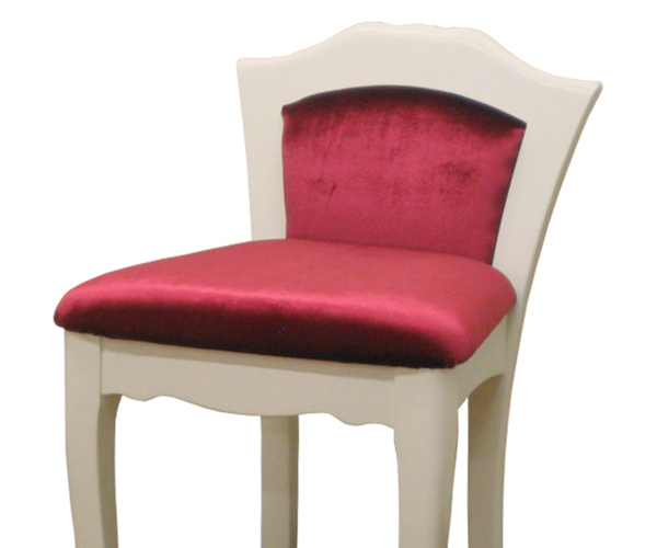 red nursery chair