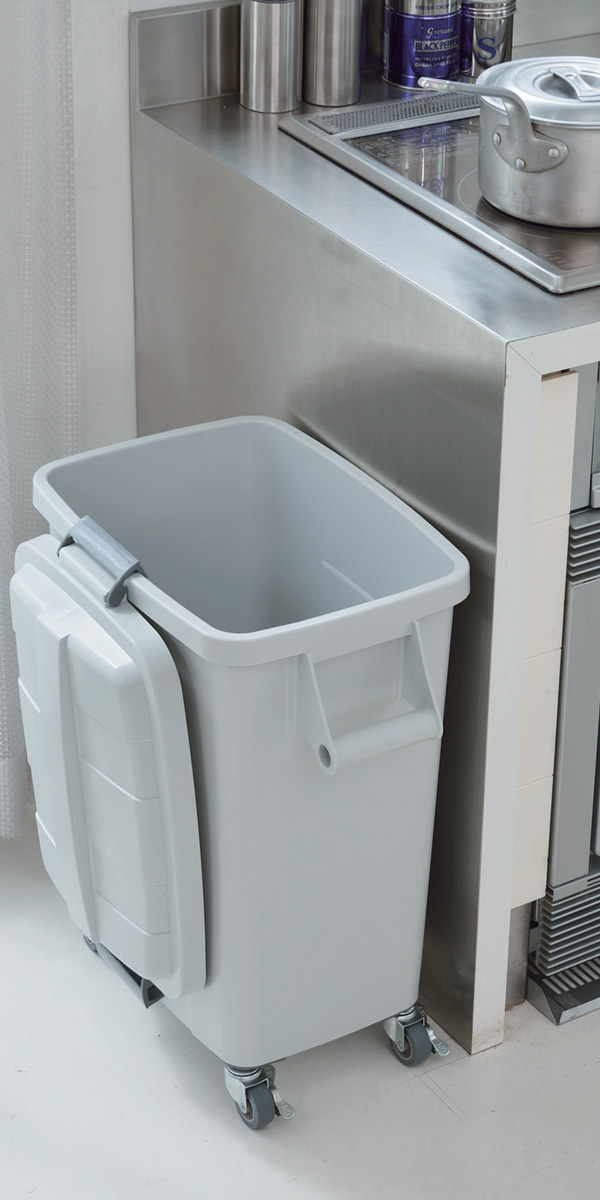 【楽天市場】ゴミ箱 業務用 厨房ダストペール 45L （ 送料無料 ごみ箱 ダストボックス 厨房 飲食 キャスター付 大容量 ）：リビングート