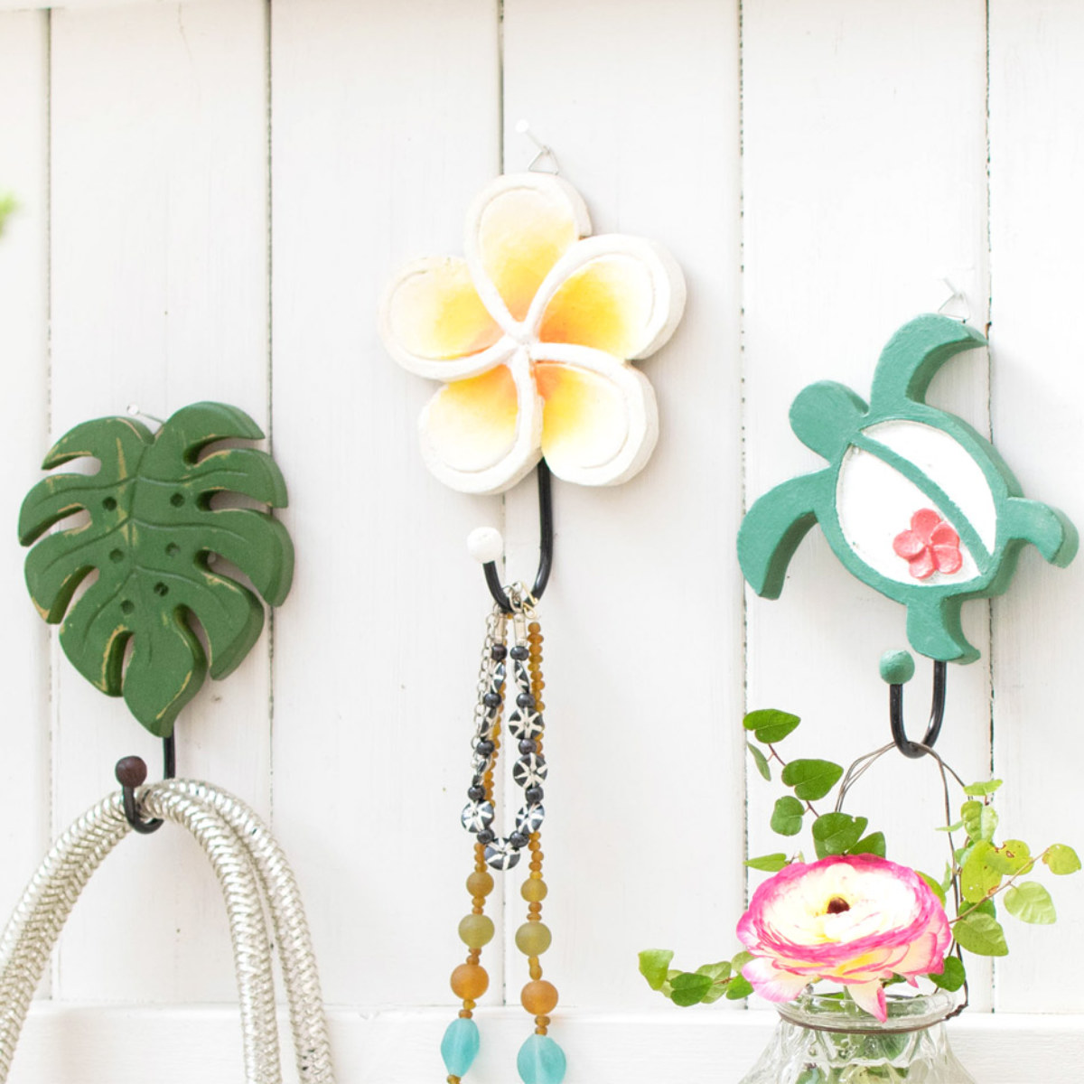 楽天市場】ハワイアン雑貨 壁掛けフック カービングフック ホヌ