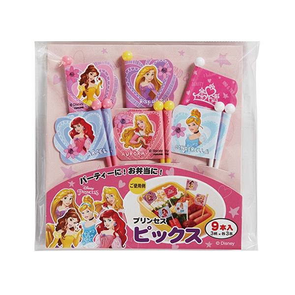 楽天市場 ピック プリンセス 9本入 お弁当 キャラクター キャラ弁 保育園 幼稚園 お弁当グッズ 弁当 デコ弁 遠足 運動会 飾り 弁当グッズ 楊枝 ようじ お弁当用 おかず用 手作り弁当 ピンチョス リビングート 楽天市場店