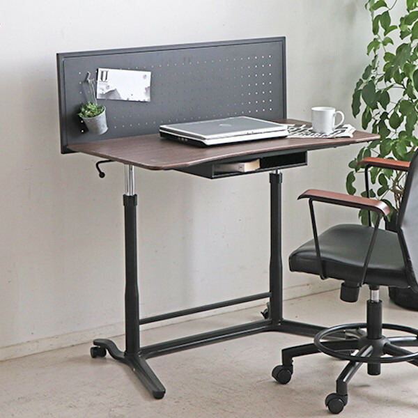スタンディングデスク 高さ65 103cm デスク 高さ調整 キャスター 昇降式 パーテーション 机 送料無料 ワークデスク パソコンデスク 昇降 収納 棚 幅 95 テレワーク オフィスデスク スタンディング 立ち仕事 オフィス 自宅 M Andapt Com