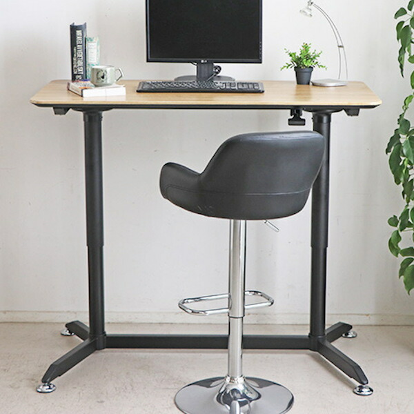 スタンディングデスク 高さ67 103cm ナチュラル デスク 高さ調整 キャスター 昇降式 机 送料無料 ワークデスク パソコンデスク 昇降 収納 棚 幅 1 テレワーク オフィスデスク スタンディング 立ち仕事 ダイニングテーブル Psicologosancora Es