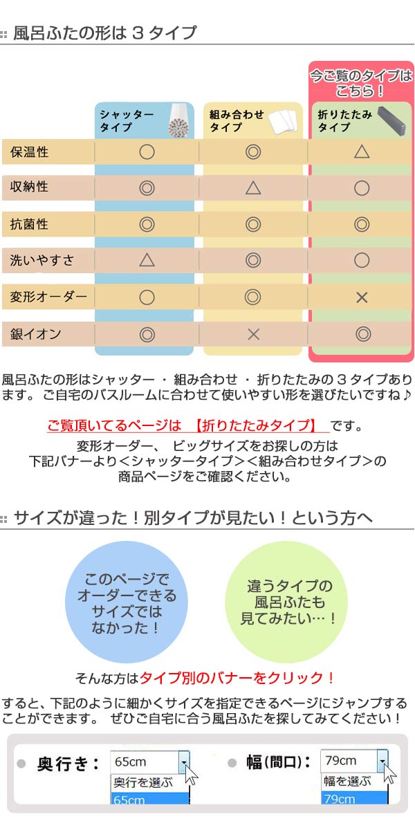 良好品セール！！ぴったりサイズの風呂ふたをオーダーメイドで作れます！ 風呂蓋 オーダー 折りたたみ式 オーダーメイド （ 折り畳み 風呂フタ  76～79×109cm 風呂ふた 風呂 オーダーメイド ふろふた ） 銀イオン配合 特注 別注 （ 送料無料 風呂 お風呂 ふた フタ 蓋 ...