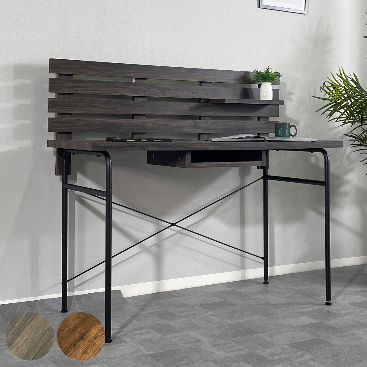 楽天市場】【横幅140cm】ヴィンテージ アイアンウッドデスク｜VINTAGE