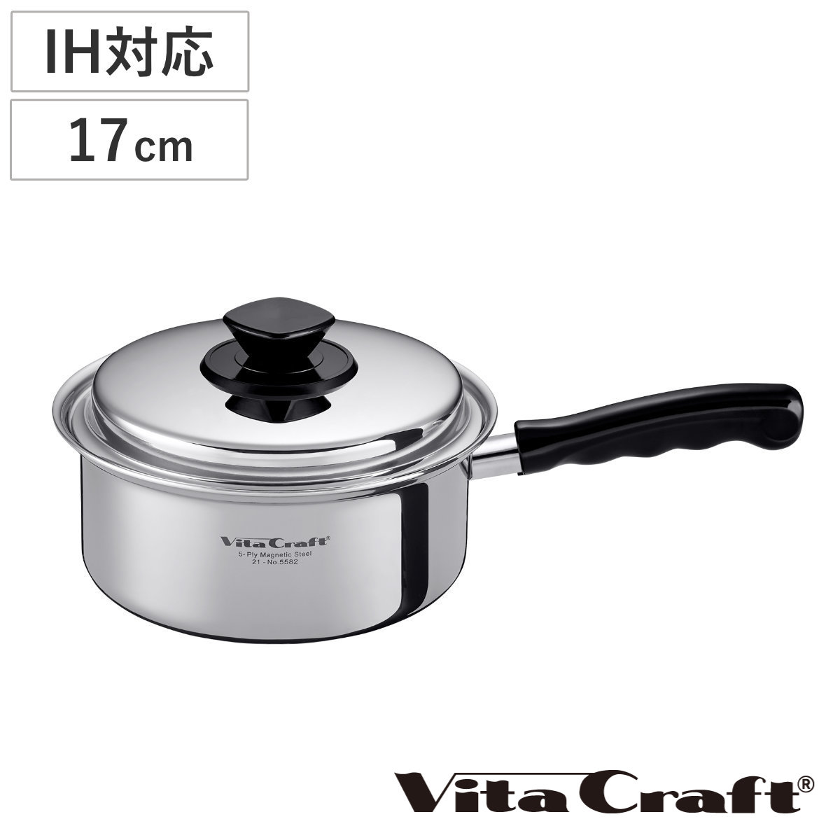 amo【新品未使用】ビタクラフト 片手鍋 IH対応 ステンレス 蓋付 Amazon｜ビタクラフト 片手鍋 IH対応 ステンレス 蓋付 10年保証