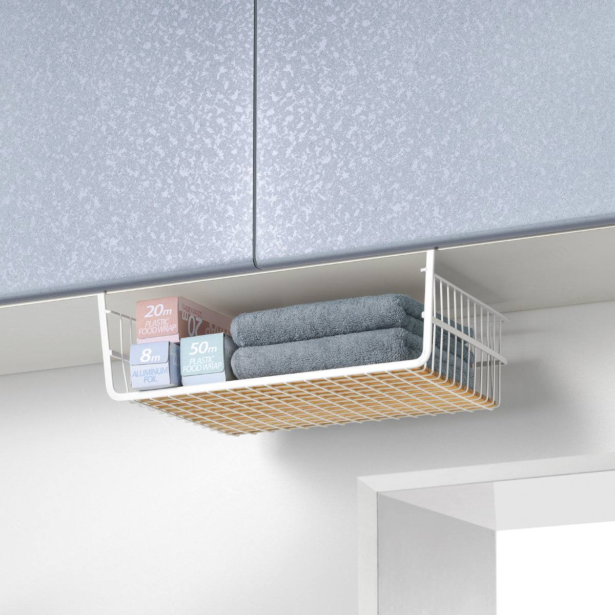 楽天市場】吊り戸棚収納 ストレージセレクト ハンガーバスケット