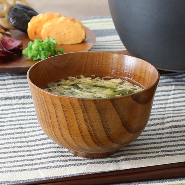 楽天市場】汁椀 子ども用 200ml 木製 漆 茶碗 （ お椀 椀 おわん
