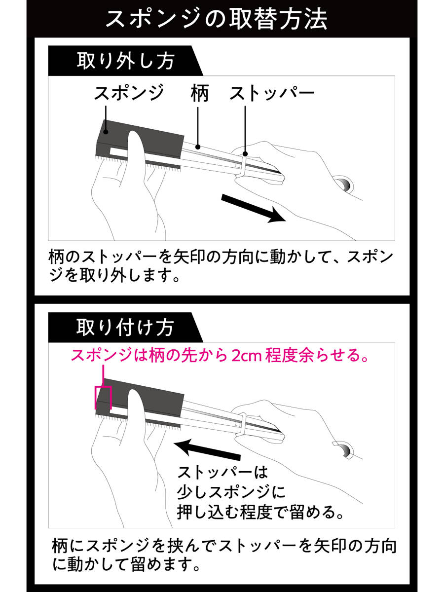 ブラシ 排水口 洗面台 6個入り スペアのみ 交換用スポンジ キッチン掃除 ストレーナー トラップ お風呂 スポンジ キッチン